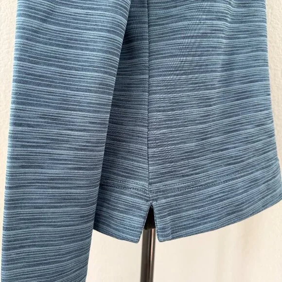 NORTH FACE Novelty Glacier Fleece Funnelneck Pullover Shirt Ink Blue Small - Picture 10 of 13